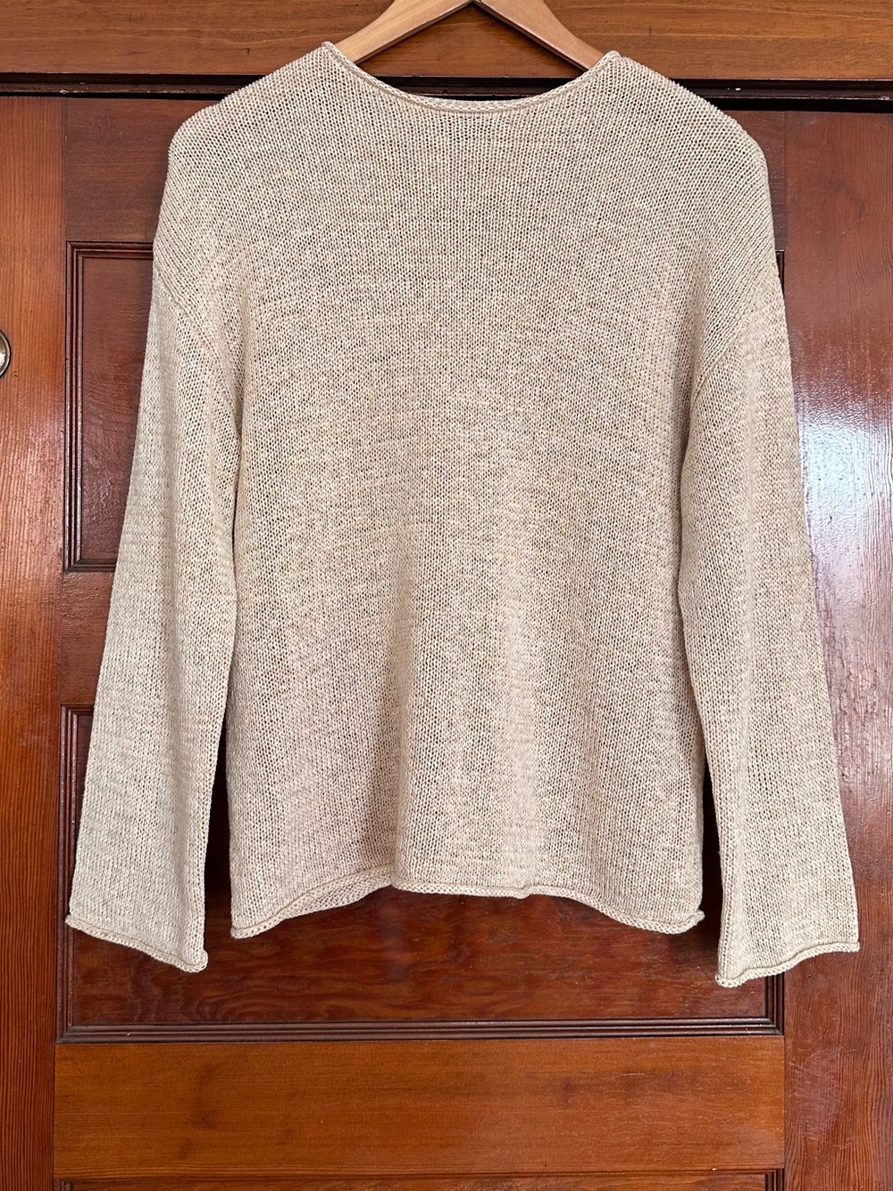 Rails Cream Boat Neck Evangeline Knit Sweater Size XS Natural Minimalist Coastal